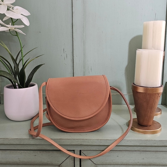 Vintage Coach Casey Crossbody Shoulder Bag #9923 (Camel / Taupe) - Picture 3 of 15